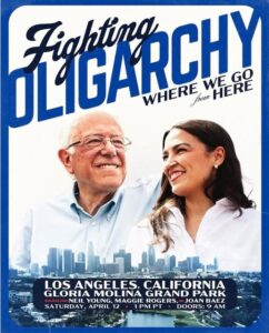 Bernie Sanders and Rep. Alexandria Ocasio-Cortez: “Fighting Oligarchy
